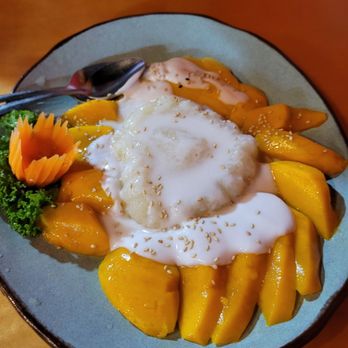 Amazing Thai & Sushi - Mango sticky rice - Sushi Bars Near Me - Houston, Texas