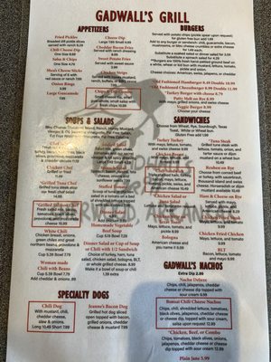 Menu photo 1 Gadwall's Grill North Little Rock, AR Menu photo 1 Gadwall's Grill North Little Rock, AR