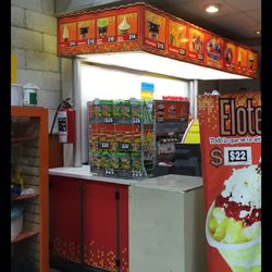 The Home Depot - Snacks for purchase because shopping is so intense. lol I'm sorry I saw the elote (corn) sign last minute!