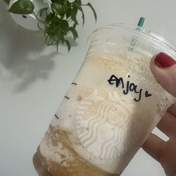 Starbucks - Espresso Frappuccino with coconut milk. So good! - Coffee & Tea Near Me - Clarksville, Tennessee Starbucks - Espresso Frappuccino with coconut milk. So good! - Coffee & Tea Near Me - Clarksville, Tennessee
