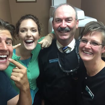 Eagan Dental Care - That's me, my fiancé, Dr. Fuller and Jolee. Thanks for making out smiles great so close to our wedding! You're the best! - Cosmetic Dentists Near Me - Eagan, Minnesota