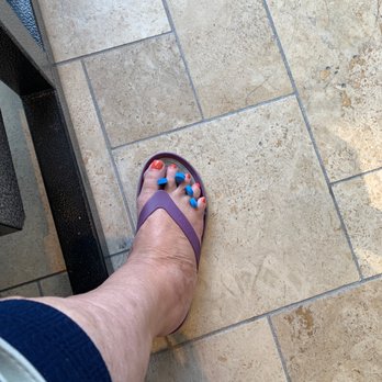 Bebe's Nail & Spa - Pumpkin colored toes for fall. What a treat from my sister!!!! - Massage Near Me - Ann Arbor, Michigan