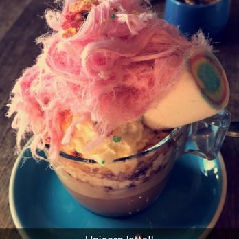 Cafe Bello - Unicorn latte - Coffee & Tea Near Me - Burwood, NSW