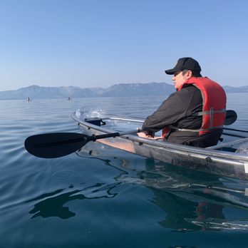Clearly Tahoe - Hubby on a single kayak - Rafting/Kayaking Near Me - Zephyr Cove, Nevada Clearly Tahoe - Hubby on a single kayak - Rafting/Kayaking Near Me - Zephyr Cove, Nevada