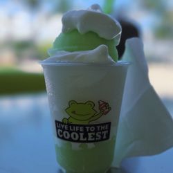 Jeremiah's Italian Ice - Gelato sour apple and lemon vanilla soft serve