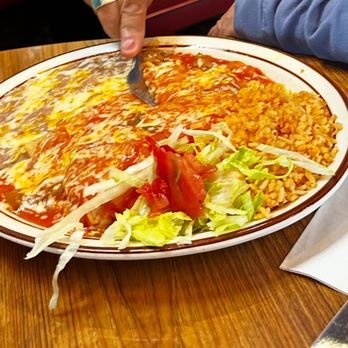 Avila's El Ranchito - Chili # 4 Chile Relleno and Enchilada Ranch Combo - Mexican Near Me - Huntington Park, California Avila's El Ranchito - Chili # 4 Chile Relleno and Enchilada Ranch Combo - Mexican Near Me - Huntington Park, California