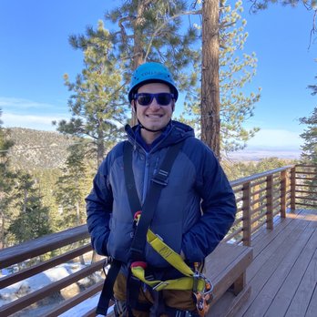 Action Tours - All geared up for ziplining - Tours Near Me - Big Bear Lake, California