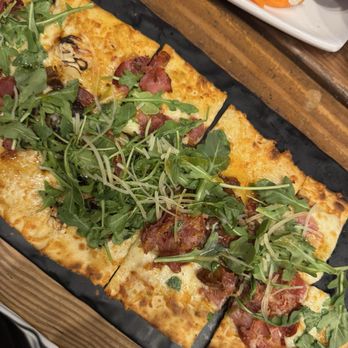 Finney's Crafthouse - Orange - Prosciutto and Arugula Flatbread - New American Near Me - Orange, California Finney's Crafthouse - Orange - Prosciutto and Arugula Flatbread - New American Near Me - Orange, California