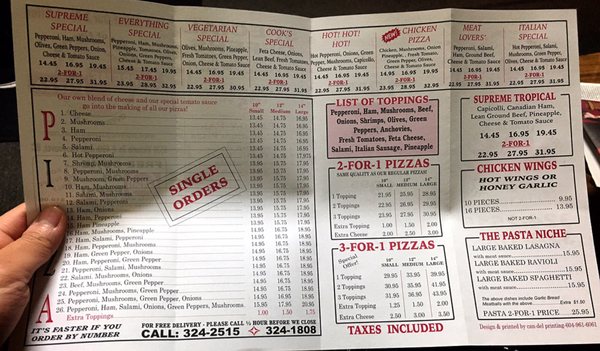 Menu photo 3 Supreme Pizza Vancouver, BC Menu photo 3 Supreme Pizza Vancouver, BC