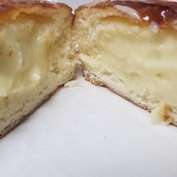 Old Ferry Donut - Inside the Cream Brulee donut - Donuts Near Me - Cerritos, California Old Ferry Donut - Inside the Cream Brulee donut - Donuts Near Me - Cerritos, California