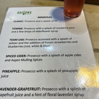 Hoptown Brewing - Mimosa flight choices - Sports Bars Near Me - Mooresville, North Carolina Hoptown Brewing - Mimosa flight choices - Sports Bars Near Me - Mooresville, North Carolina