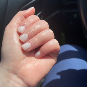 T Nails & Brows - Milky white dip. - Nail Salons Near Me - Rocklin, California T Nails & Brows - Milky white dip. - Nail Salons Near Me - Rocklin, California