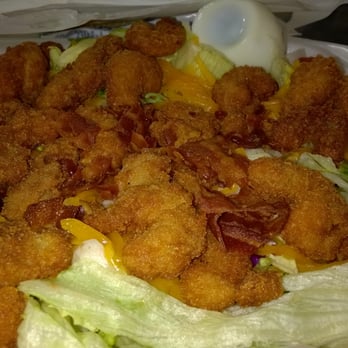 Niki's Food Shop - Fried shrimp salad. - American Near Me - Charlotte, North Carolina Niki's Food Shop - Fried shrimp salad. - American Near Me - Charlotte, North Carolina