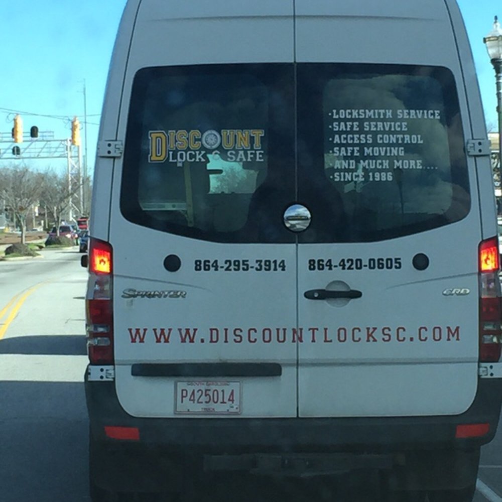 Discount Lock & Key - Very Dangerous Drivers! Yesterday, this van was doing double the speed limit to cut me off in a merging lane w/o a turn signal! - Keys & Locksmiths Near Me - Piedmont, South Carolina Discount Lock & Key - Very Dangerous Drivers! Yesterday, this van was doing double the speed limit to cut me off in a merging lane w/o a turn signal! - Keys & Locksmiths Near Me - Piedmont, South Carolina