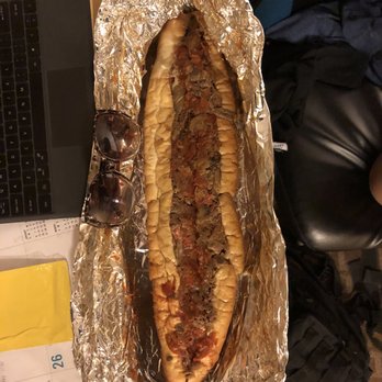 South Philly Hoagies - Cheesesteak Special 24" (I put my glasses to compare the size, and it is HUGE) - Sandwiches Near Me - Harrisburg, Pennsylvania South Philly Hoagies - Cheesesteak Special 24" (I put my glasses to compare the size, and it is HUGE) - Sandwiches Near Me - Harrisburg, Pennsylvania