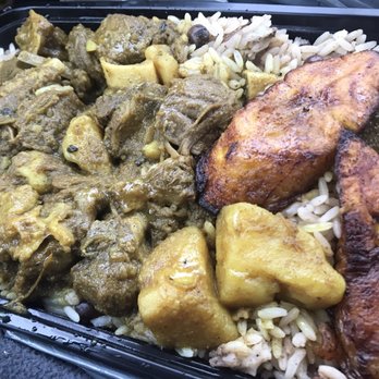 Aunt Elsie's Caribbean Kitchen - Large Curry Goat with Rice and Peas - Caribbean Near Me - Toronto, Ontario Aunt Elsie's Caribbean Kitchen - Large Curry Goat with Rice and Peas - Caribbean Near Me - Toronto, Ontario