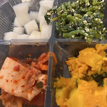 Seoul Bistro - Side veggies - Kimchi - squash - kale - Korean Near Me - Montclair, New Jersey Seoul Bistro - Side veggies - Kimchi - squash - kale - Korean Near Me - Montclair, New Jersey