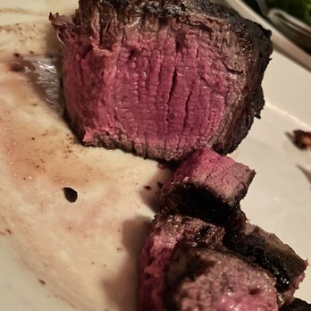 Wolfgang's Steakhouse - My not "medium rare" Filet Mignon (more like rare with an outer layer of char... center was raw) - Steakhouses Near Me - New York, New York Wolfgang's Steakhouse - My not "medium rare" Filet Mignon (more like rare with an outer layer of char... center was raw) - Steakhouses Near Me - New York, New York