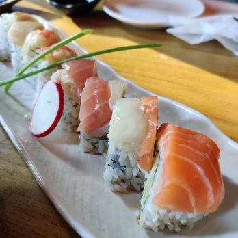 Sushi Sen - Rainbow roll - Sushi Bars Near Me - Santa Monica, California Sushi Sen - Rainbow roll - Sushi Bars Near Me - Santa Monica, California