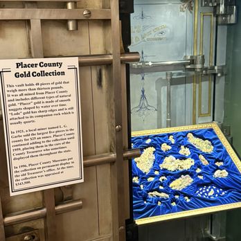 Placer County Museum - Over 13 pounds of gold in the Placer County Gold Collection - Museums Near Me - Auburn, California Placer County Museum - Over 13 pounds of gold in the Placer County Gold Collection - Museums Near Me - Auburn, California