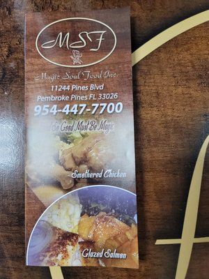 Menu photo 3 Magic Soul Food Pembroke Pines, FL