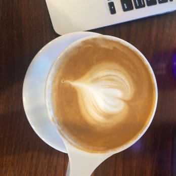 Temple Coffee - Vanilla latte with soy milk one of the sweeter drinks here (a bit costly $6.18) - Coffee & Tea Near Me - Davis, California