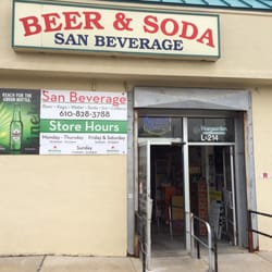 San Beverage - San Beverage entrance is on back side of Plymouth Square Shopping Center behind REI.