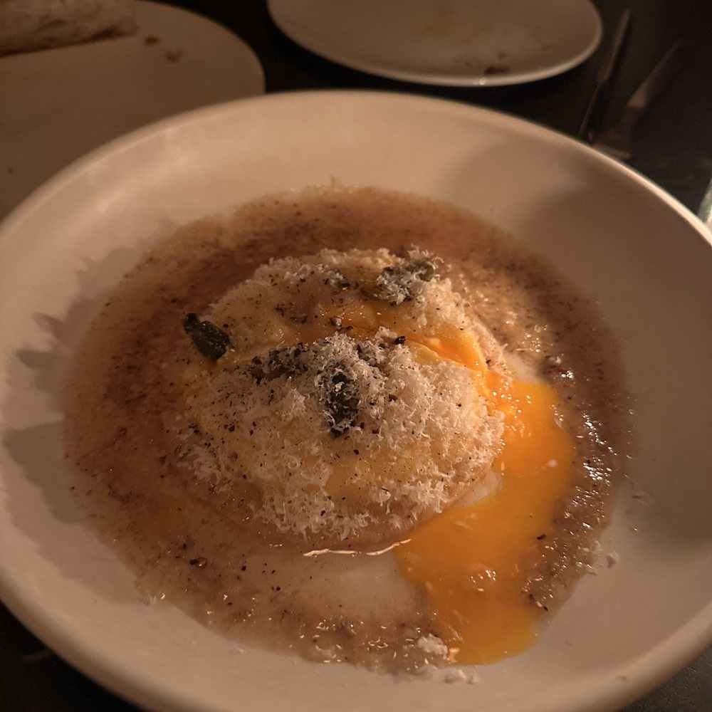 Bar Bricco - Egg yolk ravioli - Italian Near Me - Edmonton, Alberta Bar Bricco - Egg yolk ravioli - Italian Near Me - Edmonton, Alberta