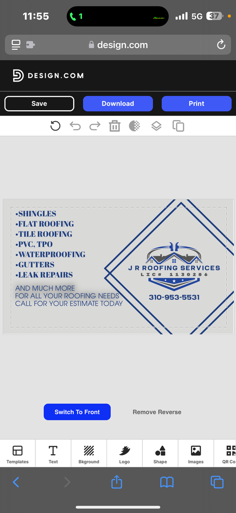 Slide of J R Roofing Services