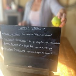 Apple Varieties | Green is great for baking | Red is fantastic for snacking !