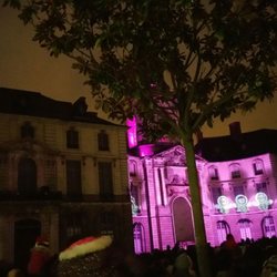 Mairie de Rennes - La mairie pendant les illuminations