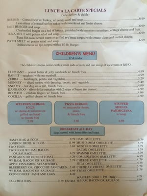 Menu photo 4 Western Diner Albany, NY