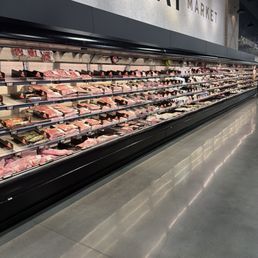 Meat section Meat section
