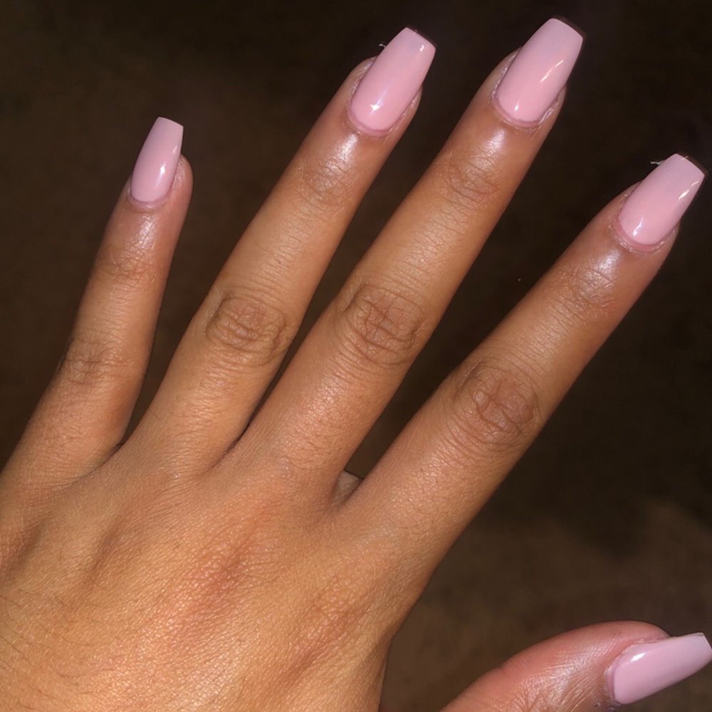 Van's Lotus Nails Spa - The shaping I had to do at home cause the shape my nail tech did was not coffin - Nail Salons Near Me - Verona, New Jersey Van's Lotus Nails Spa - The shaping I had to do at home cause the shape my nail tech did was not coffin - Nail Salons Near Me - Verona, New Jersey
