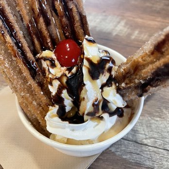 Tacon Madre - Churro ice cream - Tacos Near Me - Grand Rapids, Michigan