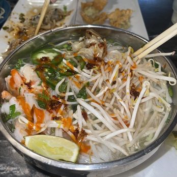 Pho Momma - Chicken and shrimp pho with extra noodle all dressed up - Noodles Near Me - Sacramento, California Pho Momma - Chicken and shrimp pho with extra noodle all dressed up - Noodles Near Me - Sacramento, California