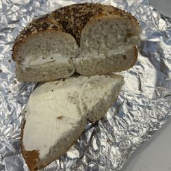 Bagelicious - I would have rather paid more than 3 dollars and gotten a normal amount of cream cheese.