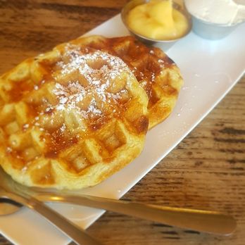 Greenhorn Cafe - The waffles require a difficult choice between condiments lol. - Cafes Near Me - Vancouver, British Columbia Greenhorn Cafe - The waffles require a difficult choice between condiments lol. - Cafes Near Me - Vancouver, British Columbia