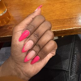 Acrylic nails French tip Acrylic nails French tip