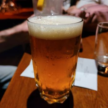 Brutopia - Half pint of Crescent Street Lager - Brewpubs Near Me - Montreal, Quebec