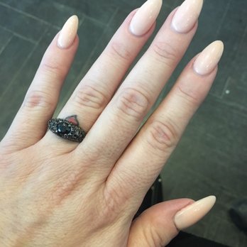Nails Republic - Neutral lovely biogel nails.  Still having trouble achieving almond shaped tips. - Nail Salons Near Me - Toronto, Ontario