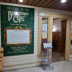 Boomtown Cafe - Interior entrance to Boomtown Cafe,  inside Western Development Museum