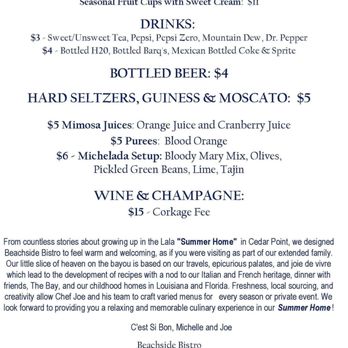 Beachside Bistro - Menu - Tapas/Small Plates Near Me - Bay Saint Louis, Mississippi Beachside Bistro - Menu - Tapas/Small Plates Near Me - Bay Saint Louis, Mississippi