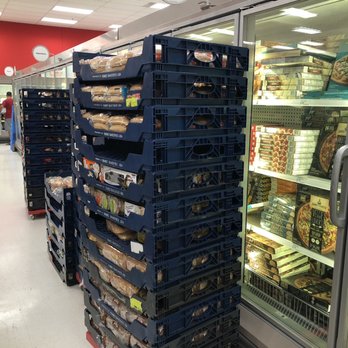 Target - Can't get a frozen pizza cause the staff blocked the freezers with bread. - Department Stores Near Me - San Diego, California