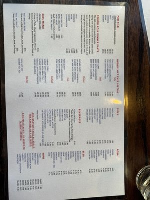 Menu photo 2 Pho Huong Viet Longmont, CO Menu photo 2 Pho Huong Viet Longmont, CO