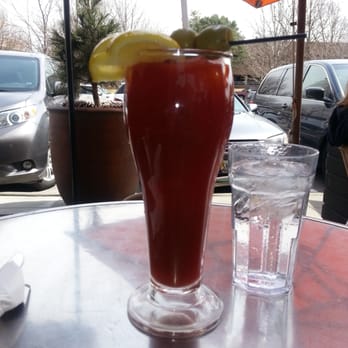 Wheatfields Eatery and Bakery - The serve a large.. very large bloody mary - American Near Me - Omaha, Nebraska