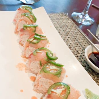 Fish and Knife - The Pink Panther roll! So good!! - Japanese Near Me - Trophy Club, Texas