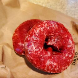 Lancaster Side Door Deli - Red velvet doughnuts