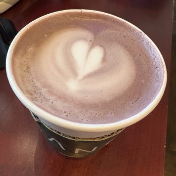 Mano Modern Cafe - Ube latte - Filipino Near Me - Chicago, Illinois