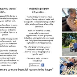 Meaningful Connections Adult Day Centre - A little bit about us